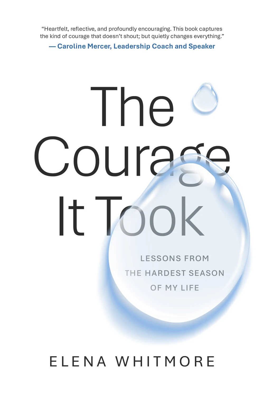 Option 1: The Courage It Took, original light cover